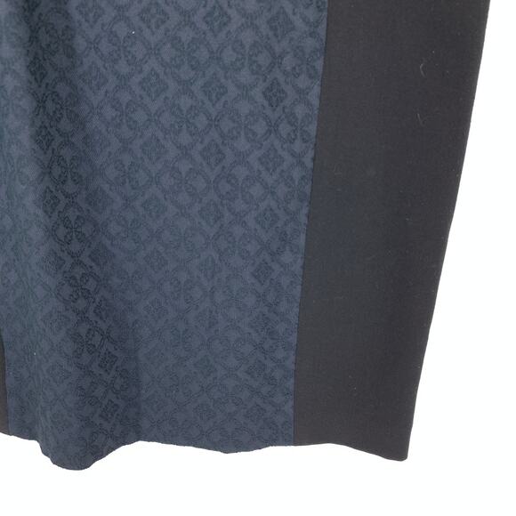 Club Monaco Dress Women's Size 4 Colorblocked Sheath Sleeveless Blue Black - Picture 4 of 7